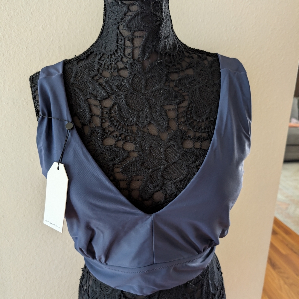 Universal Standard Swim Top Size 14-16 (S) NWT top Only - Navy Blue